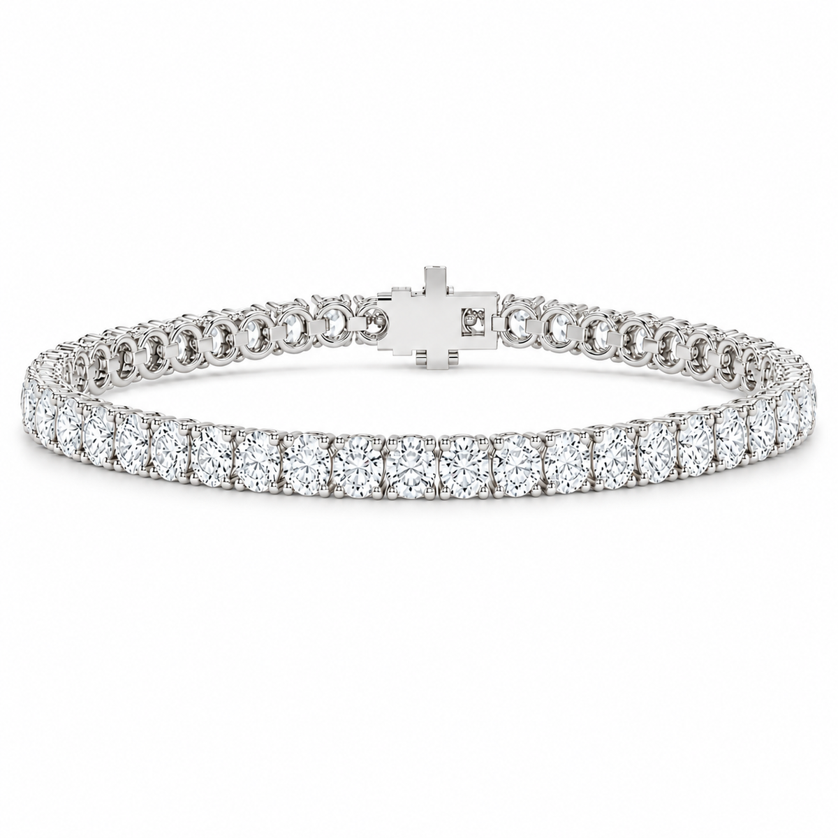 3.7MM Diamond Tennis Bracelet - 8.00 CTW-2