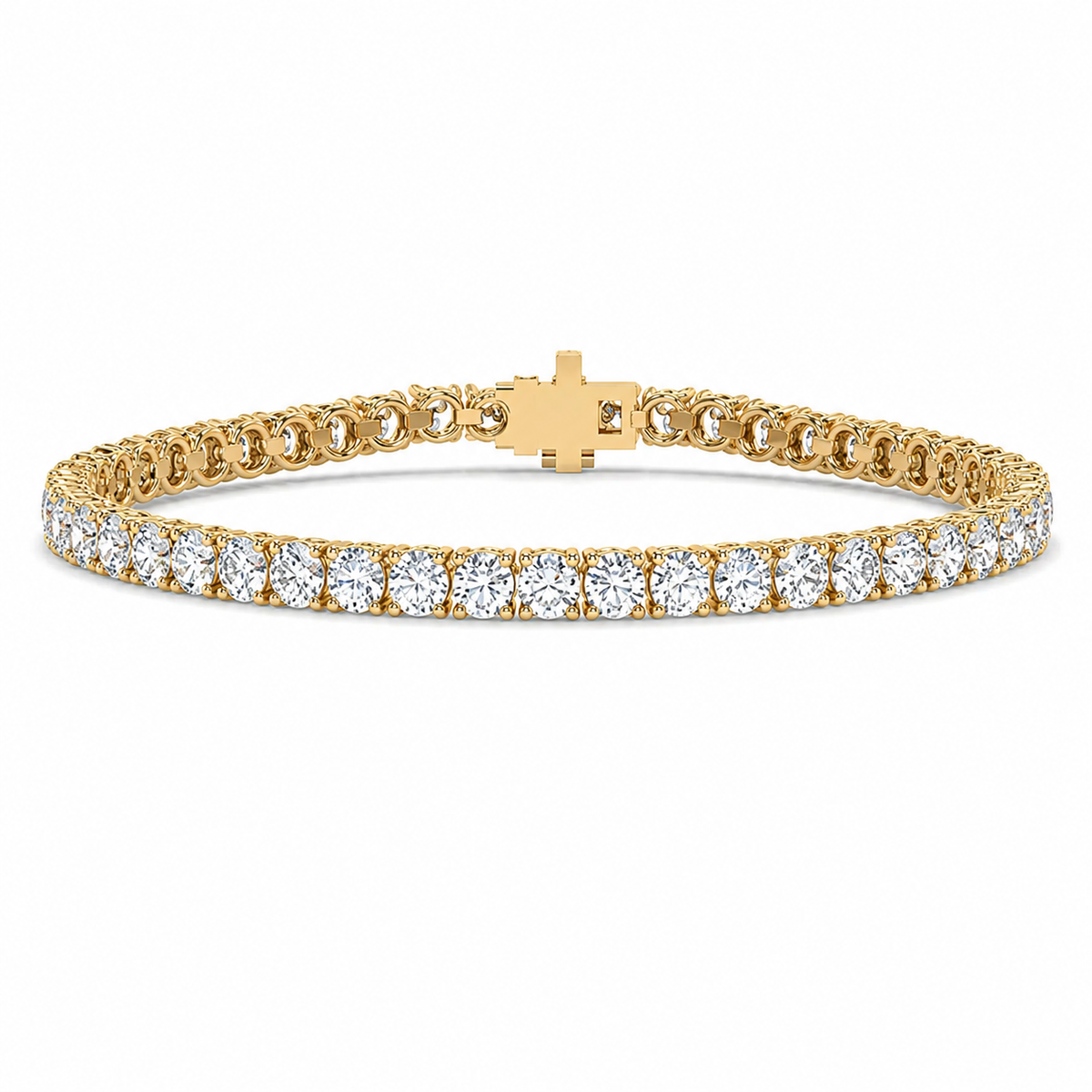 3.7MM Diamond Tennis Bracelet - 8.00 CTW2