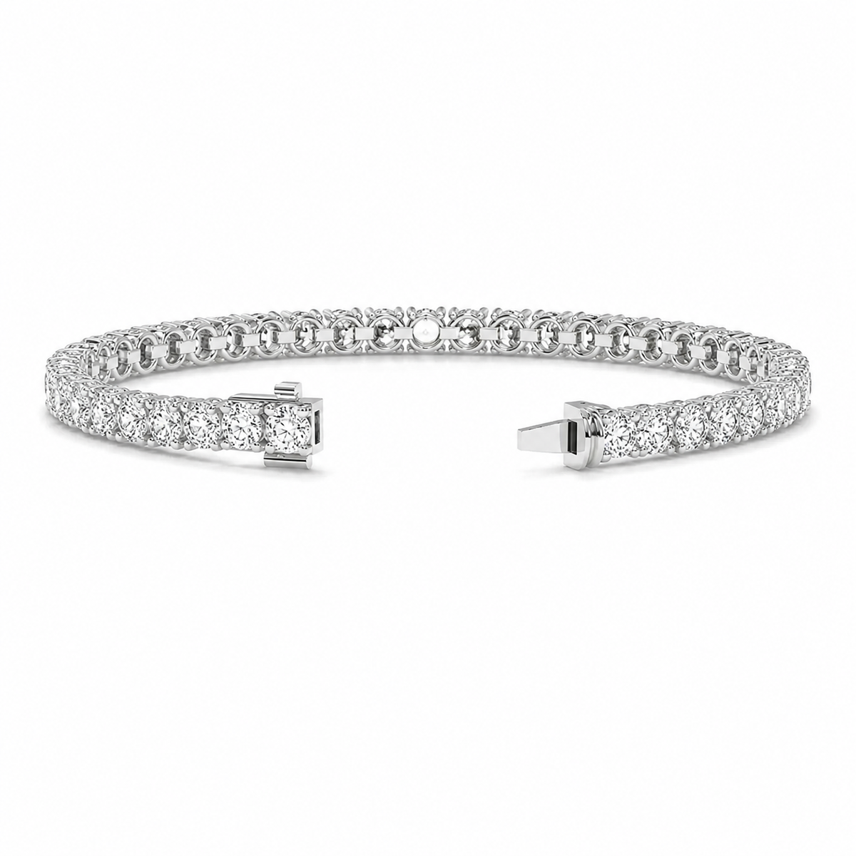3.7MM Diamond Tennis Bracelet - 8.00 CTW8