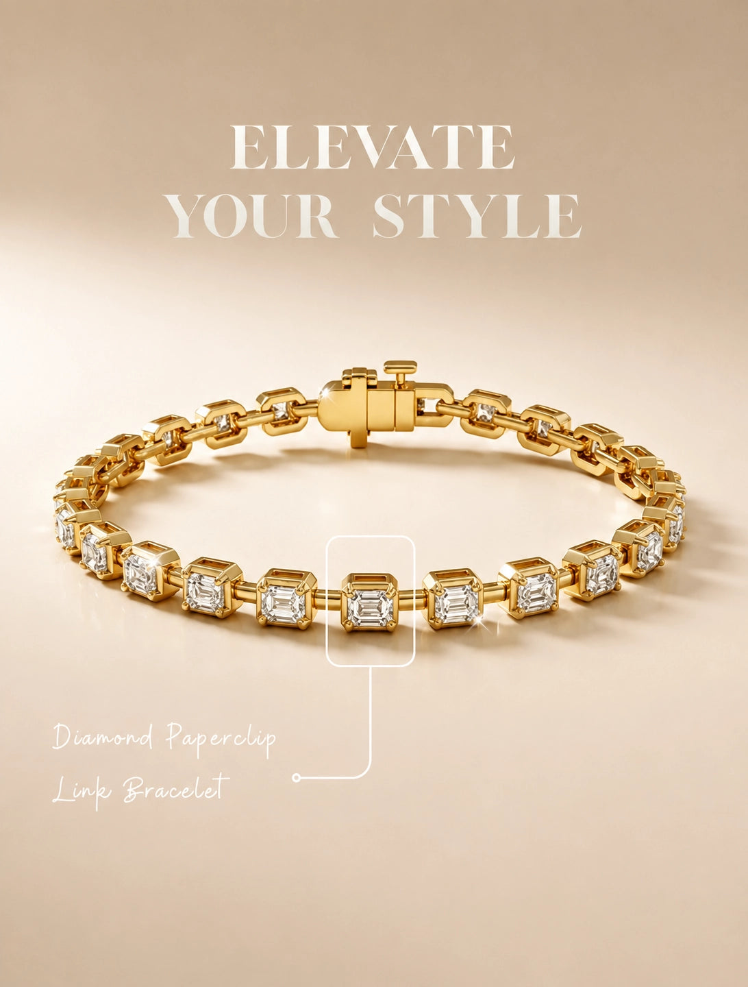 3.96_CTW_Diamond_Paperclip_Link_Bracelet