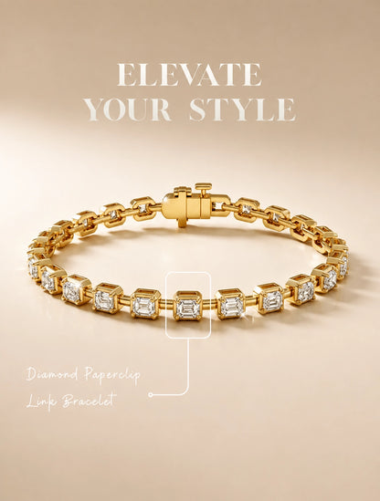 3.96_CTW_Diamond_Paperclip_Link_Bracelet