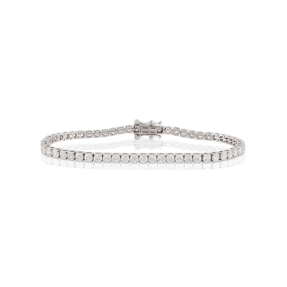 3MM Lab Diamond Tennis Bracelet – 2.13CT | Classic Tennis