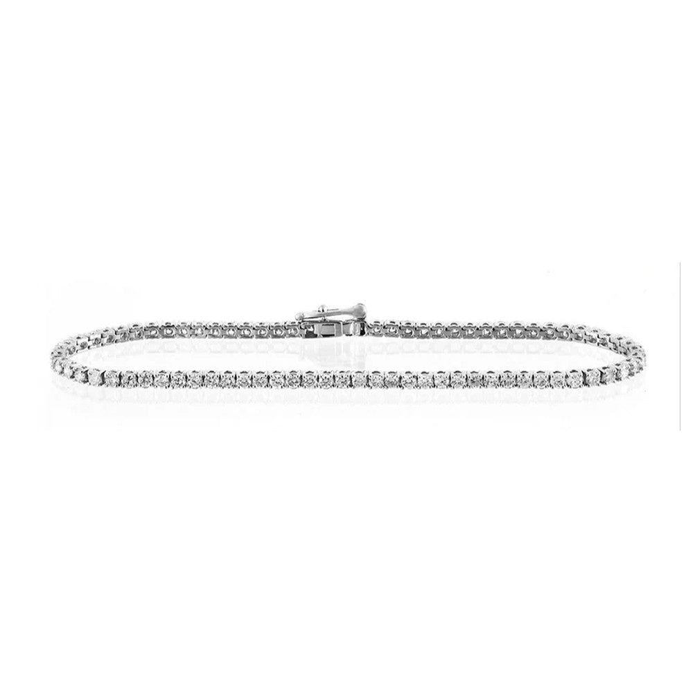 3MM Lab Diamond Tennis Bracelet – 2.66CT | Classic Tennis