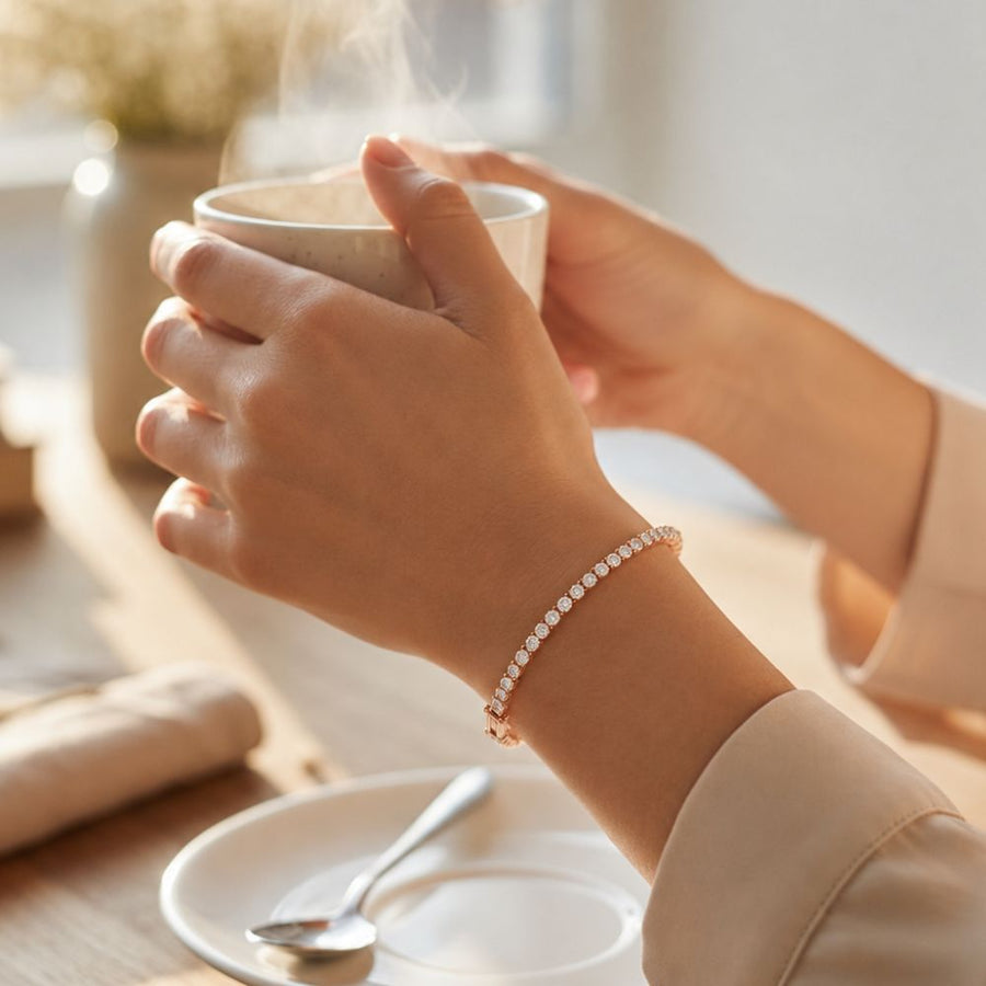 3MM Lab Diamond Tennis Bracelet – 2.13CT | Classic Tennis