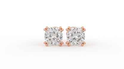 1.30 CTW Round Diamond Stud Earrings