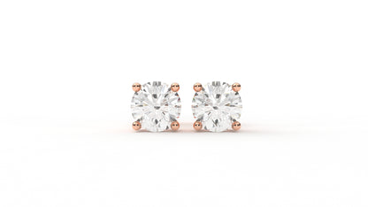3 CTW Diamond Cluster Stud Earring