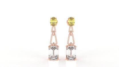 12.35 CTW Diamond Drop Earring