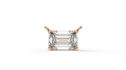2.00 CTW Emerald Cut Diamond Solitaire Pendant