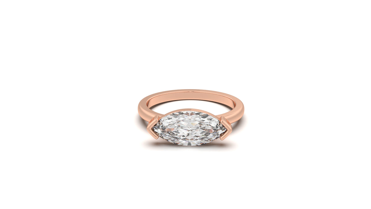 3.00 CTW Marquise Diamond Engagement Ring