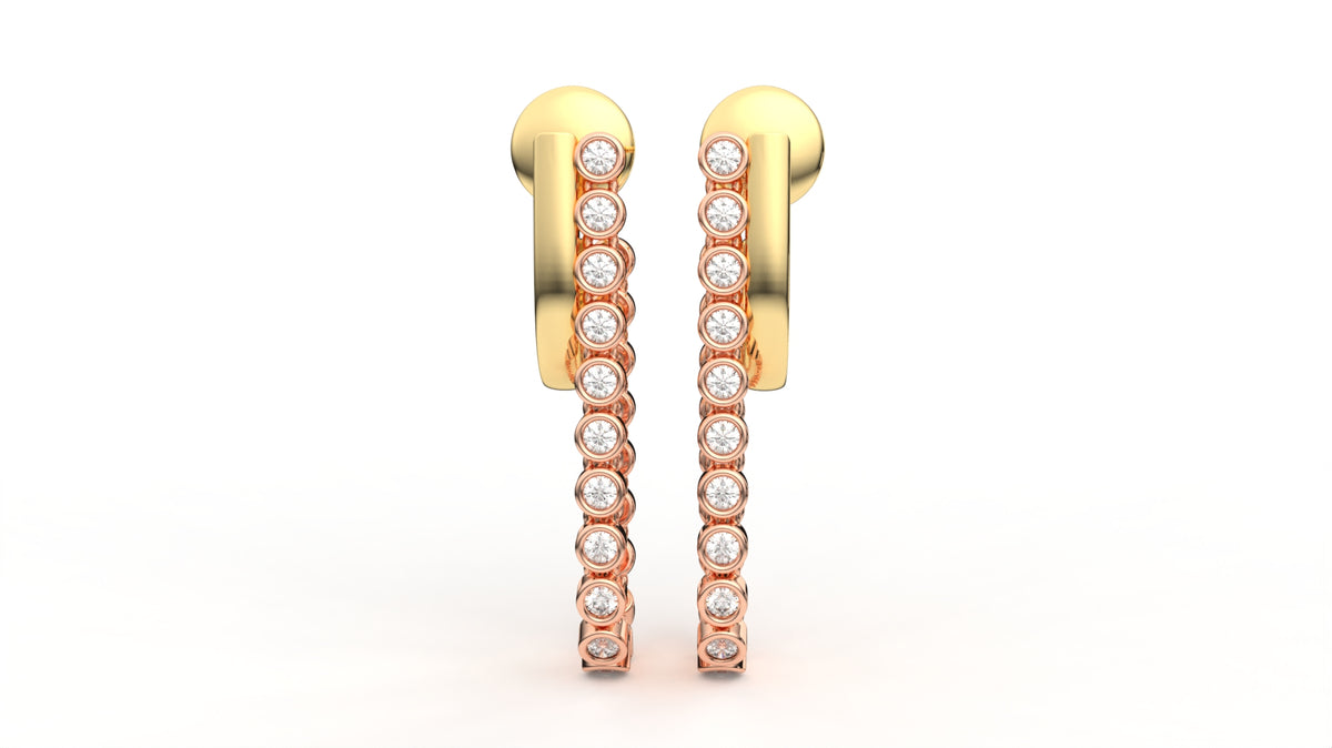 0.58 CTW Diamond Drop Earring