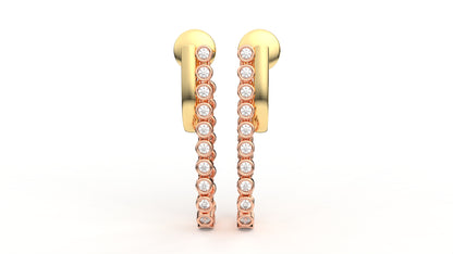 0.58 CTW Diamond Drop Earring
