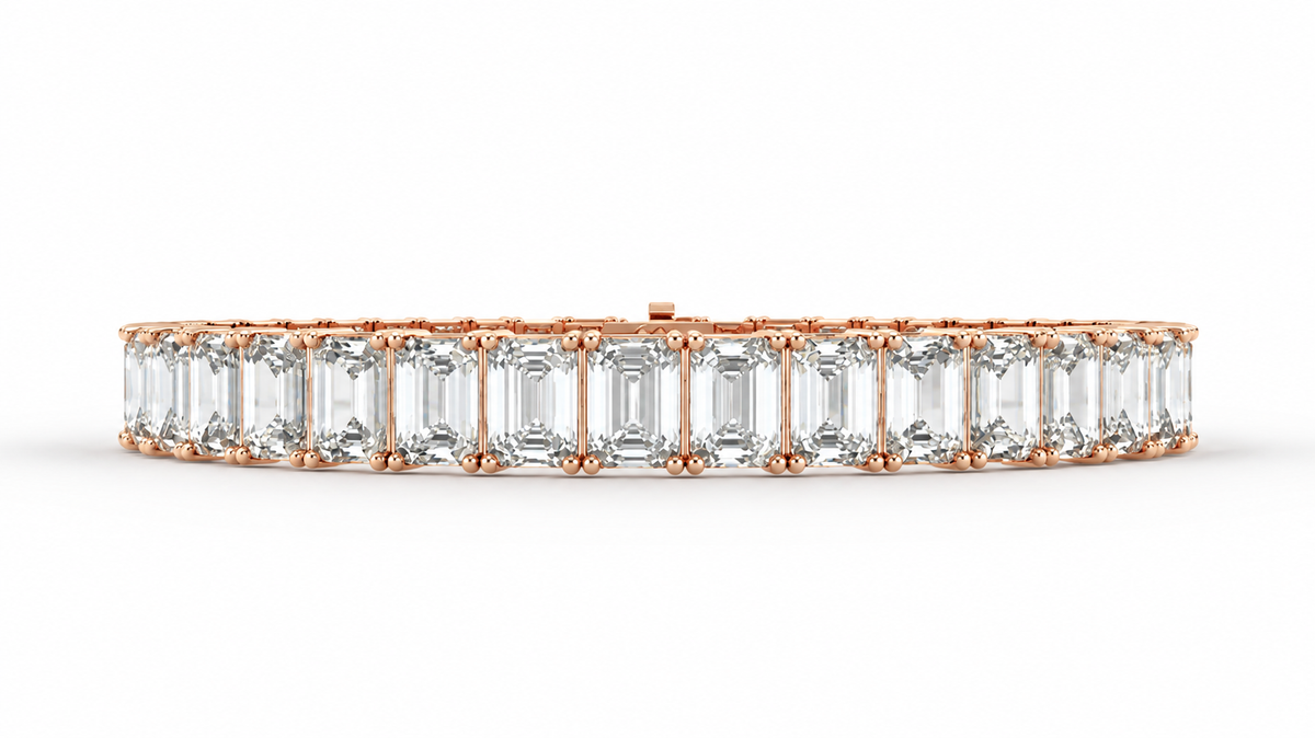 24.79 CTW Diamond Tennis Bracelet