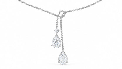 4.11-ctw-pear-cut-diamond-lariat-necklace-white-gold-front-view