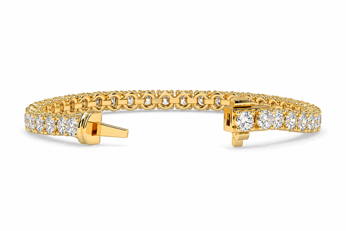 4.20 CTW Chevron Diamond Bangle Bracelet-3