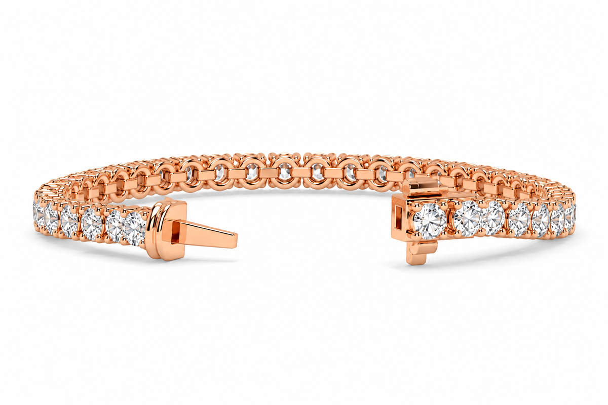 4.20 CTW Chevron Diamond Bangle Bracelet-4