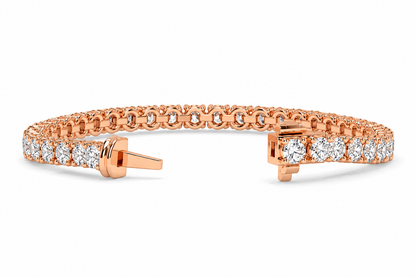 4.20 CTW Chevron Diamond Bangle Bracelet-4