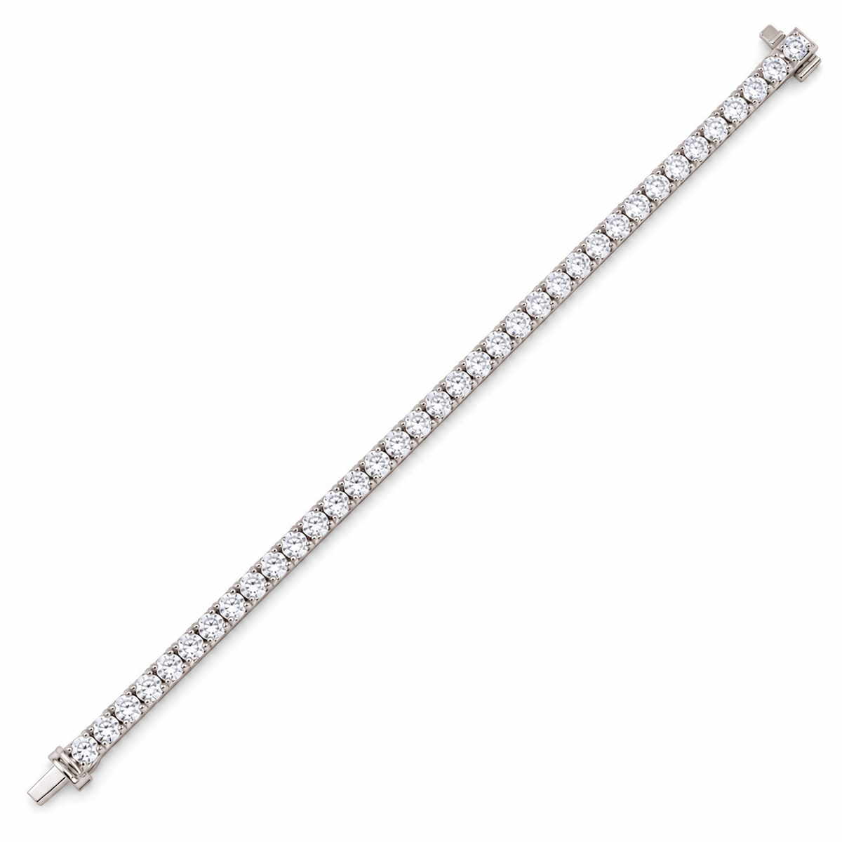 4.20 CTW Chevron Diamond Bangle Bracelet-7
