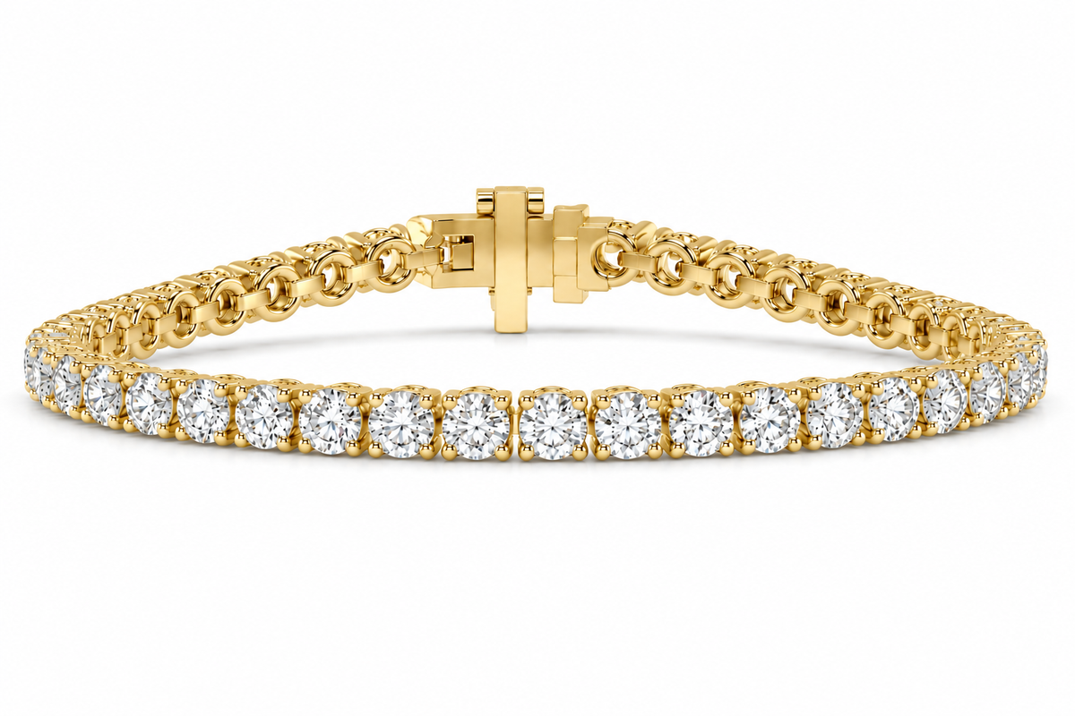 4.20 CTW Chevron Diamond Bangle Bracelet