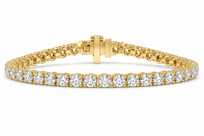4.20 CTW Chevron Diamond Bangle Bracelet