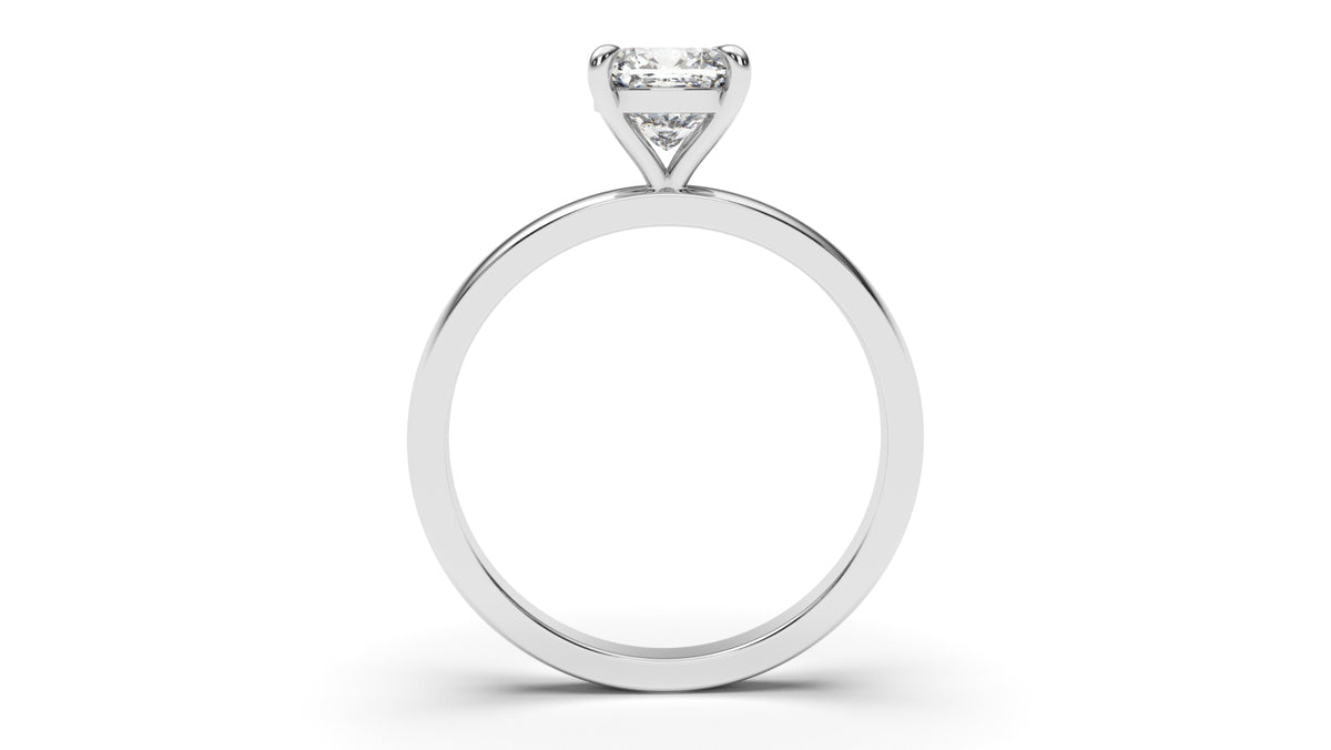 0.95 CTW Round Diamond Solitaire Engagement Ring