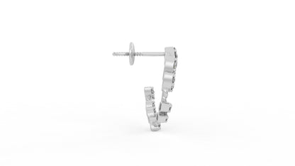 0.73 CTW Diamond Hoop Earring