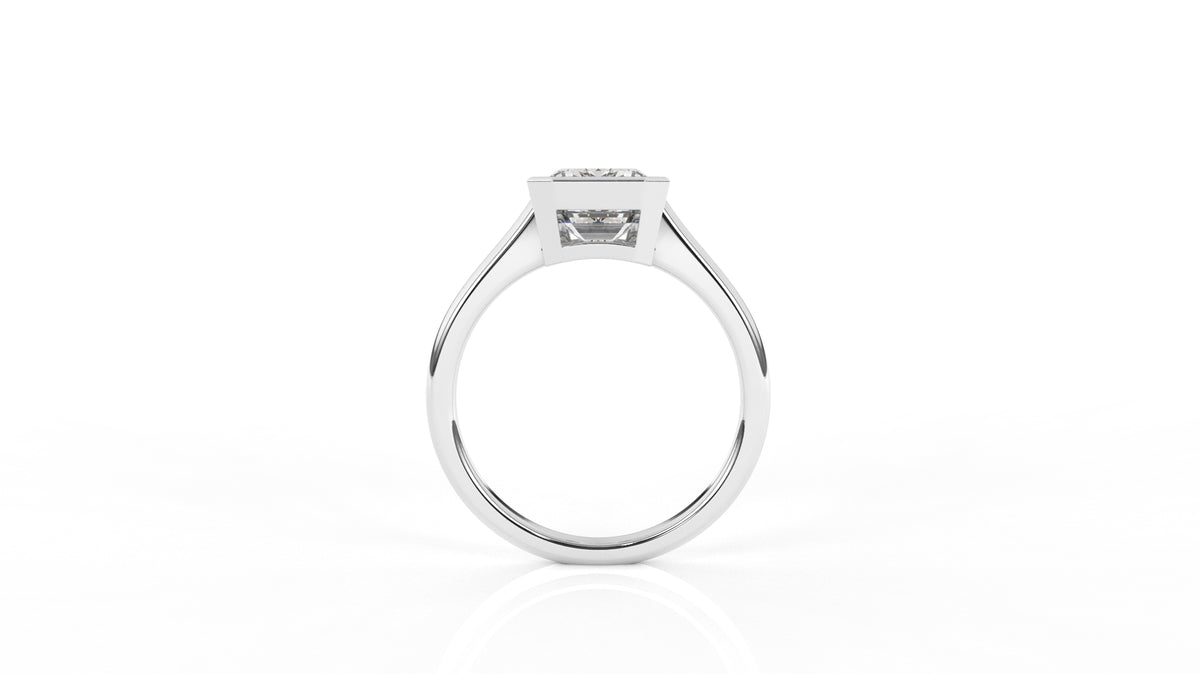 3 CT Emerald Cut Diamond Solitaire Ring