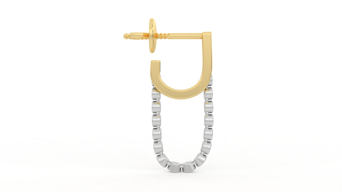 0.58 CTW Diamond Drop Earring