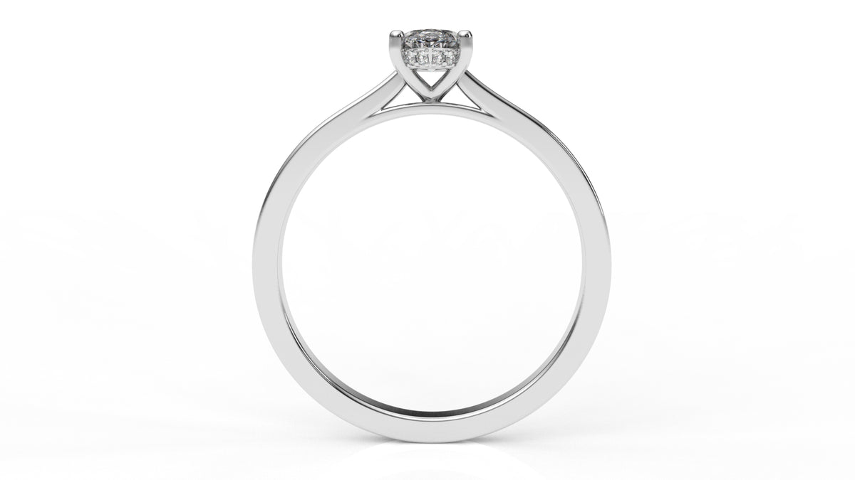 Silver Diamond ring GLAM NYC