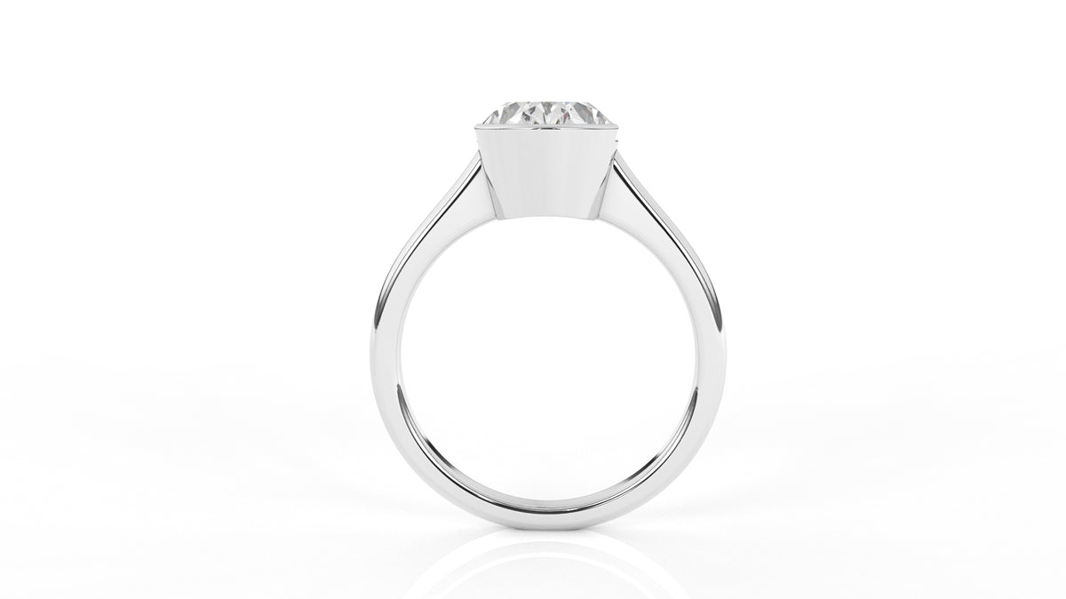 3.00 CTW Oval Diamond Solitaire Ring