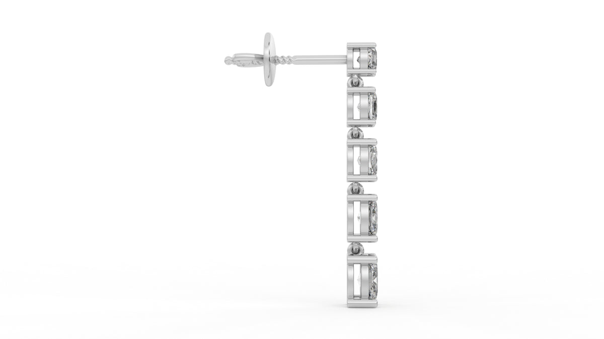 3.38 CTW Diamond Drop Earrings