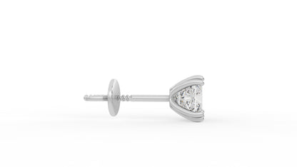 1.30 CTW Round Diamond Stud Earrings