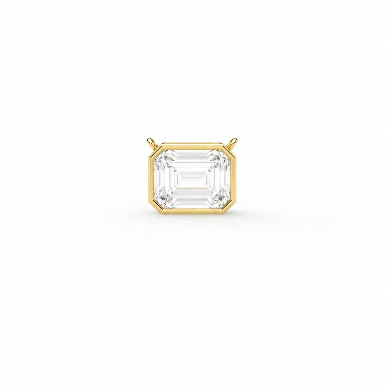 3.00 CTW Emerald Cut Diamond Solitaire Pendant
