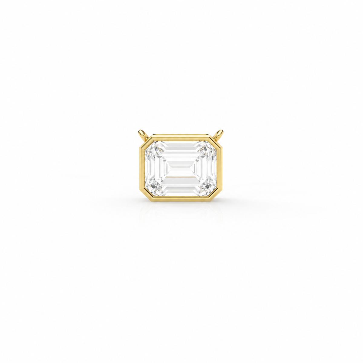 3.00 CTW Emerald Cut Diamond Solitaire Pendant