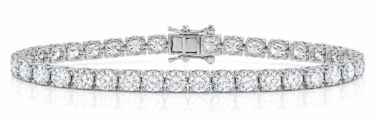 4mm Diamond Tennis Bracelet – 12.67 CTW-1