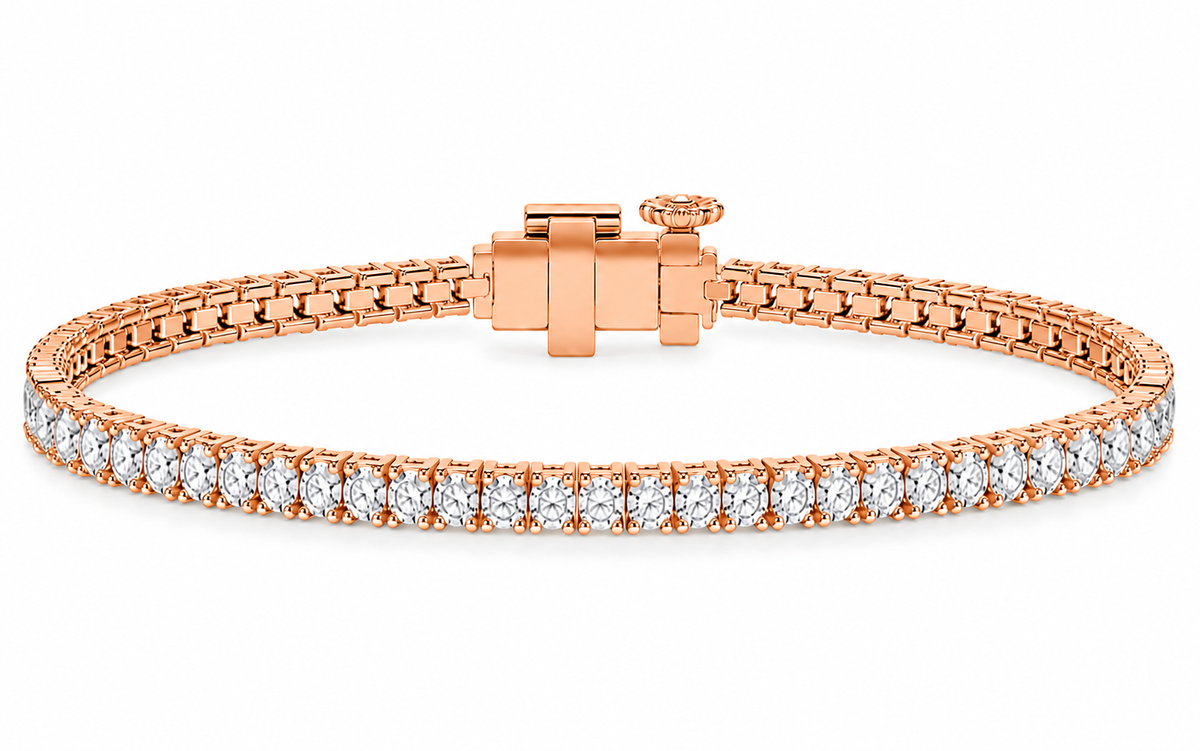 5.84 CTW Diamond Tennis Bracelet-2