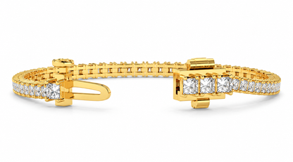 5.84 CTW Diamond Tennis Bracelet-5