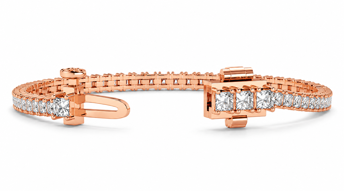 5.84 CTW Diamond Tennis Bracelet-6