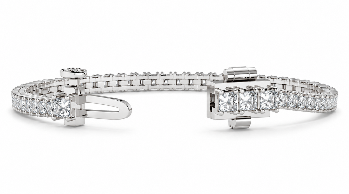 5.84 CTW Diamond Tennis Bracelet-7