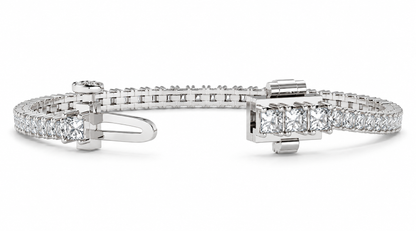 5.84 CTW Diamond Tennis Bracelet-7