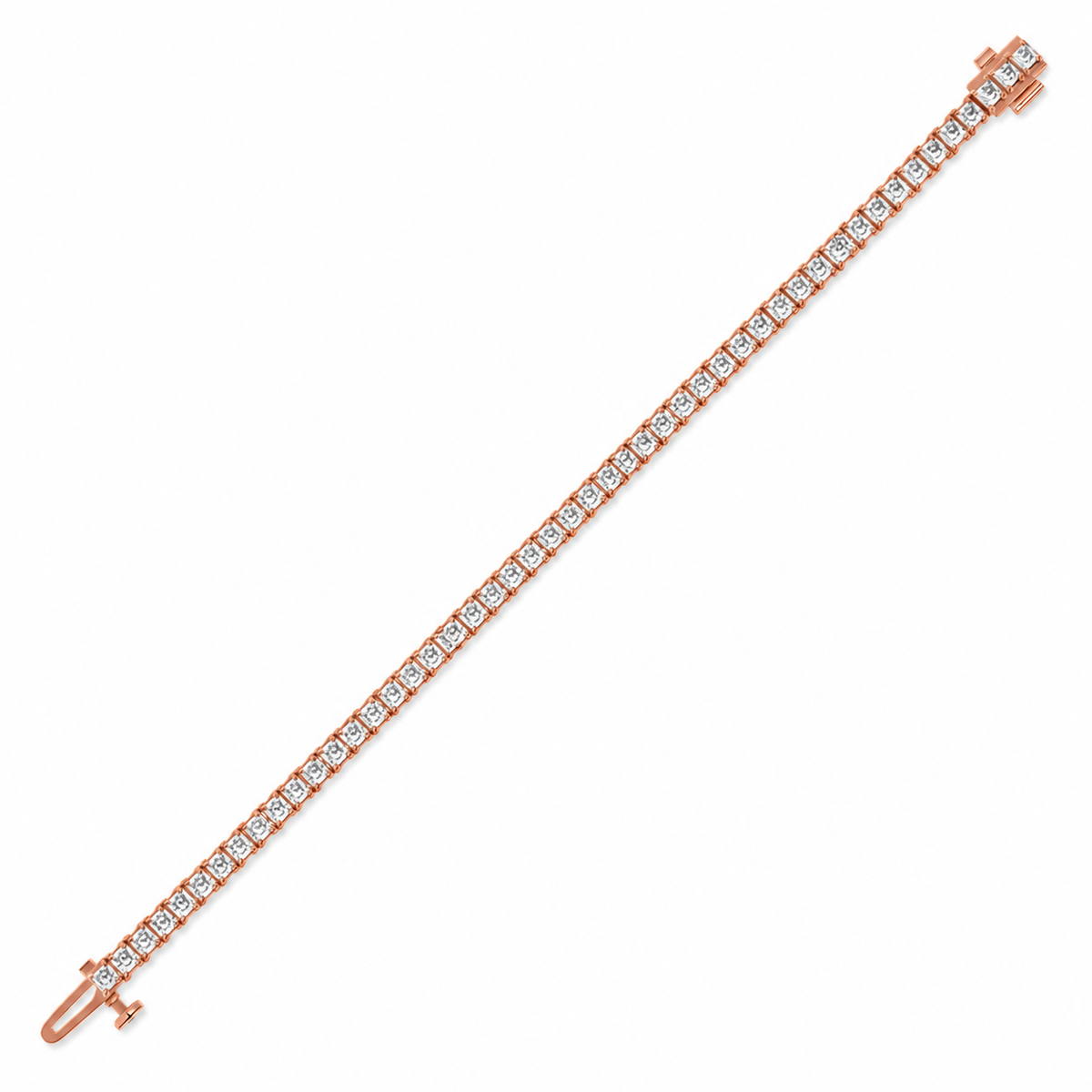 5.84 CTW Diamond Tennis Bracelet-9