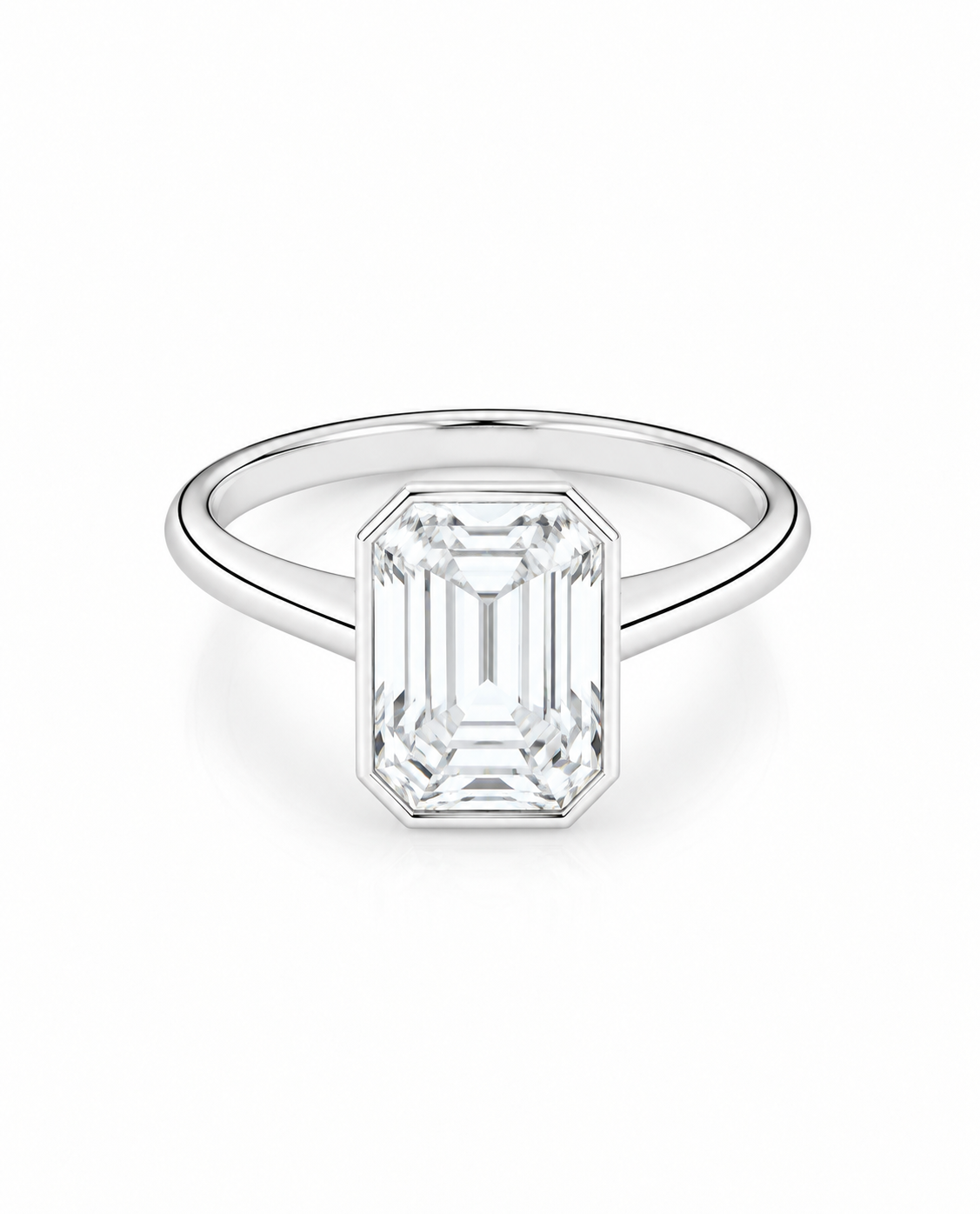 3 CT Emerald Cut Diamond Solitaire Ring