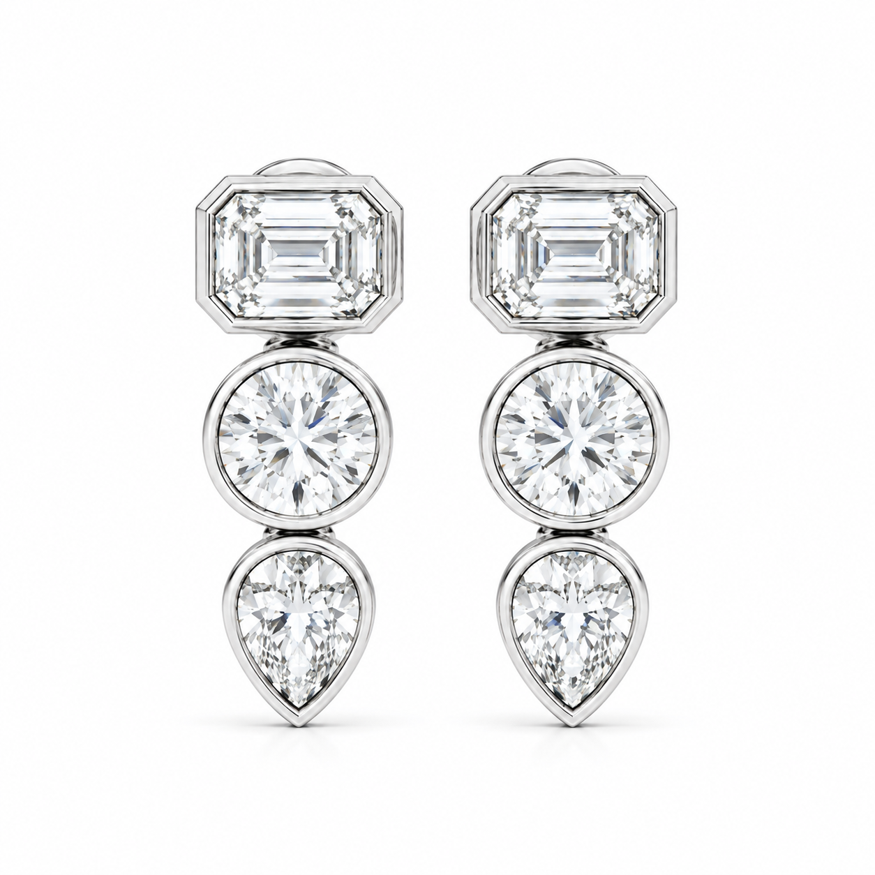 1.19 CTW Lab-Grown Diamond Drop Earrings