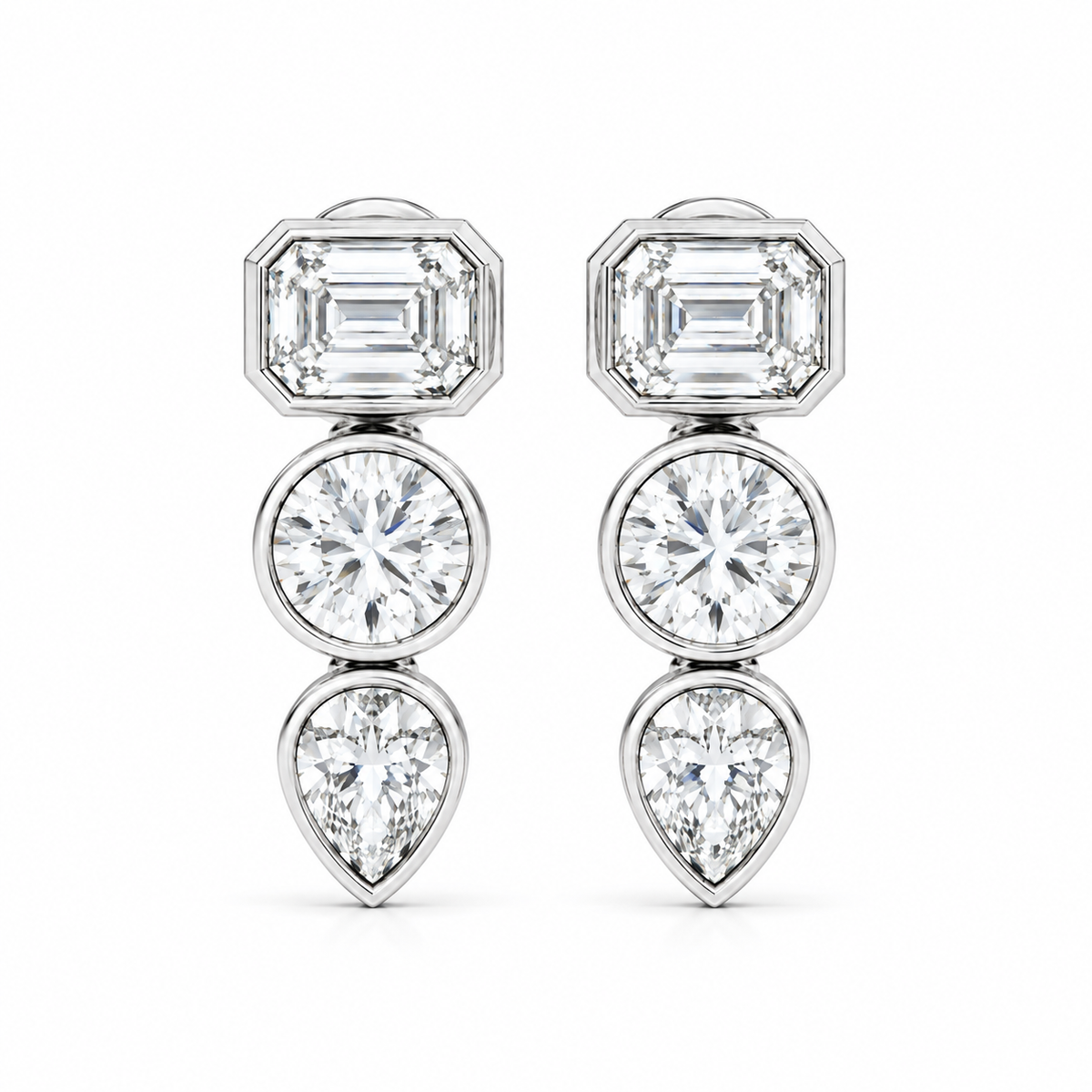 1.19 CTW Lab-Grown Diamond Drop Earrings
