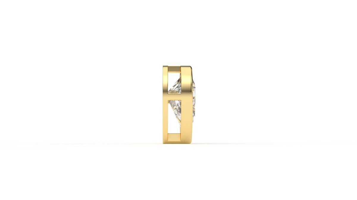 2.00 CTW Pear Shaped Diamond Solitaire Pendant