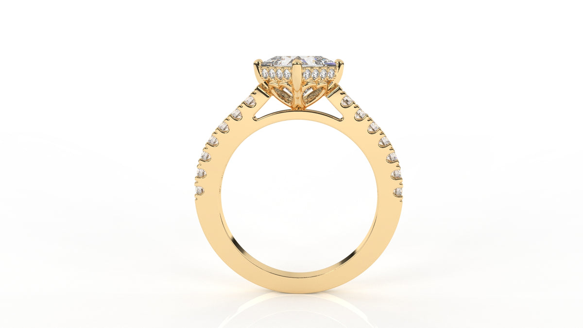 gold ring with diamonds GLAM NYC