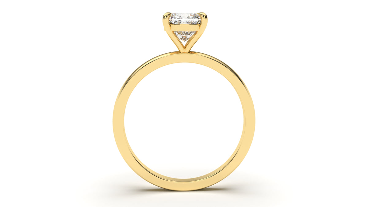 0.95 CTW Round Diamond Solitaire Engagement Ring