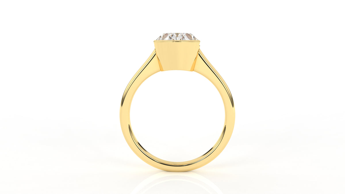 3.00 CTW Oval Diamond Solitaire Ring