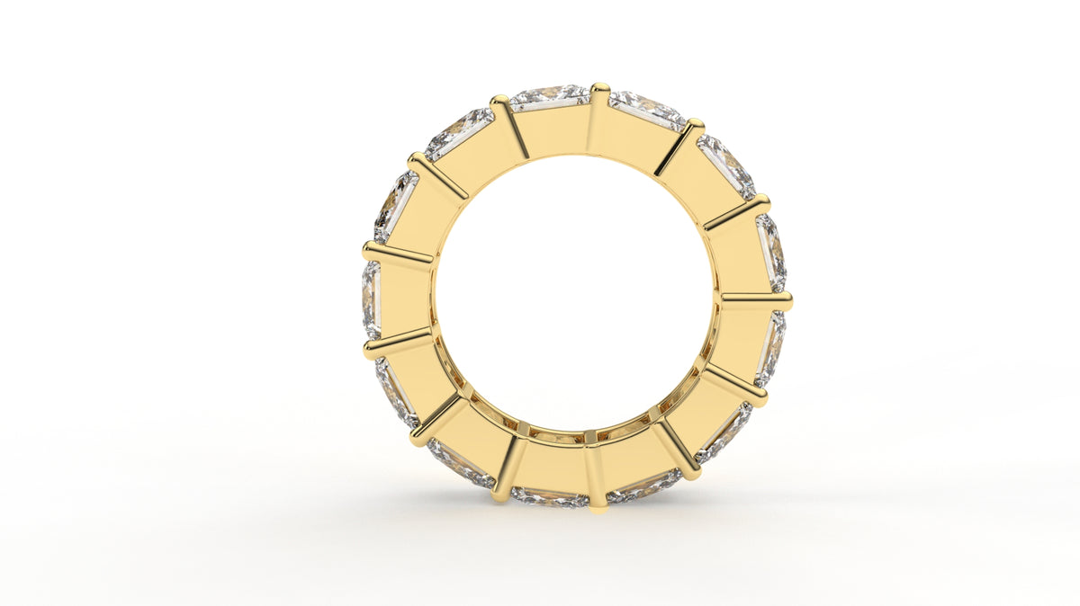 13 CTW Princess Cut Diamond Eternity Wedding Band