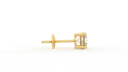 3 CTW Diamond Cluster Stud Earring