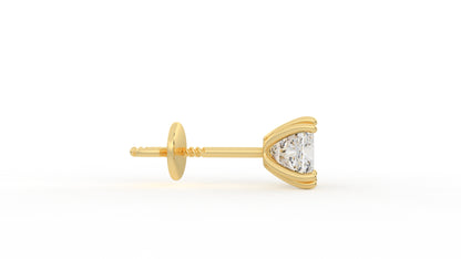 1.30 CTW Round Diamond Stud Earrings